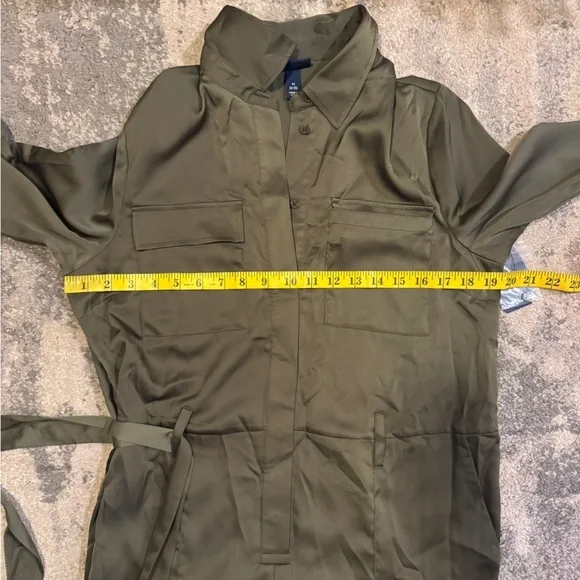 NWT Scoop Olive Green Women's Utility Jumpsuit - Picture 8 of 10